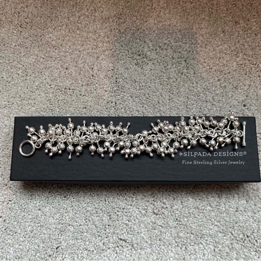 Vintage Silpada Silver Cha Cha Bracelet